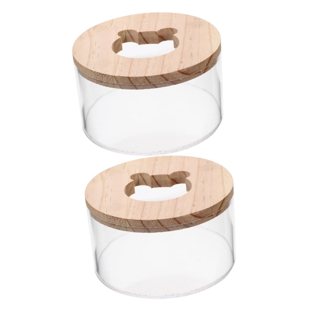 2stücke Cage Bath Box Für Hamster Und Chinchillas Wiederverwendbare Transparenter Für Kleintiere Leicht Zu Reinigen Lagern Für Kleine Haustiere