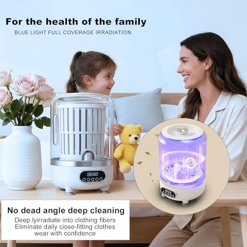 Image of 3L Portable Washing Machine,3 In 1 Portable Washer And Dryer Underwear Washing Machine,Mini Lavadora Portatil for Home, Apartment, Hotel, Camping & Travel(3L capacity)