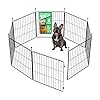FXW MiniPaws Unleashed Dog Playpen for Yard & RV Camping, Expandable 24-inch 8 Panels for Puppies and Small Dogs, Portable for Indoor and Outdoor Use