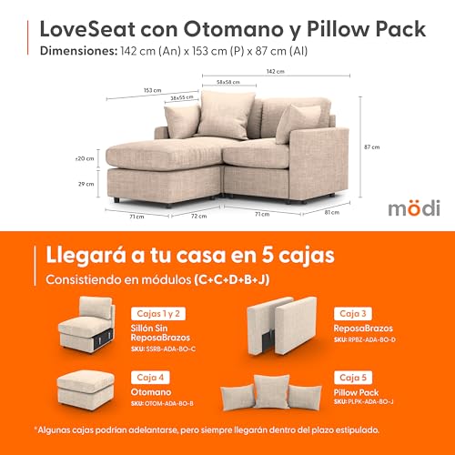 Lista de Love Seat Gris los 5 más buscados. 19 Imagen adicional