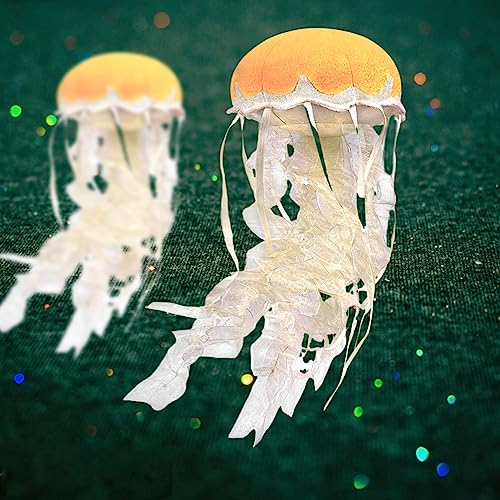 lilizzhoumax Simulation Jellyfish Plush Toy 15cm/6”, Realistic Stuffed Animal Jellyfish Plush Toy, Cute Hangable Plush Toy - Image 4
