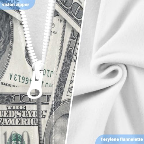 Men's Full Zip Hoodie Fleece Long Sleeve Jacket Trendy Graphic Sweatshirt3