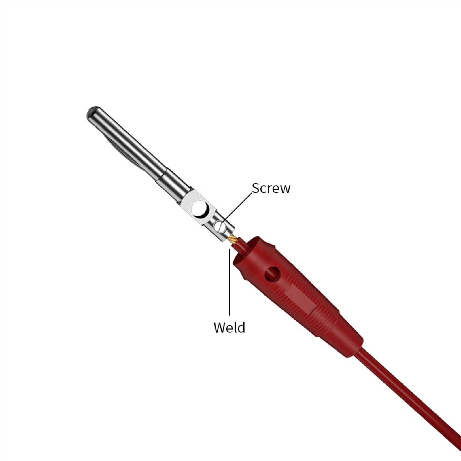Fiche Banane en cuivre de 4MM, 10 pièces, connecteur à souder empilable isolé à Courant élevé for amplificateur de Haut-Parleur Q.10019(5 Colors x 2)