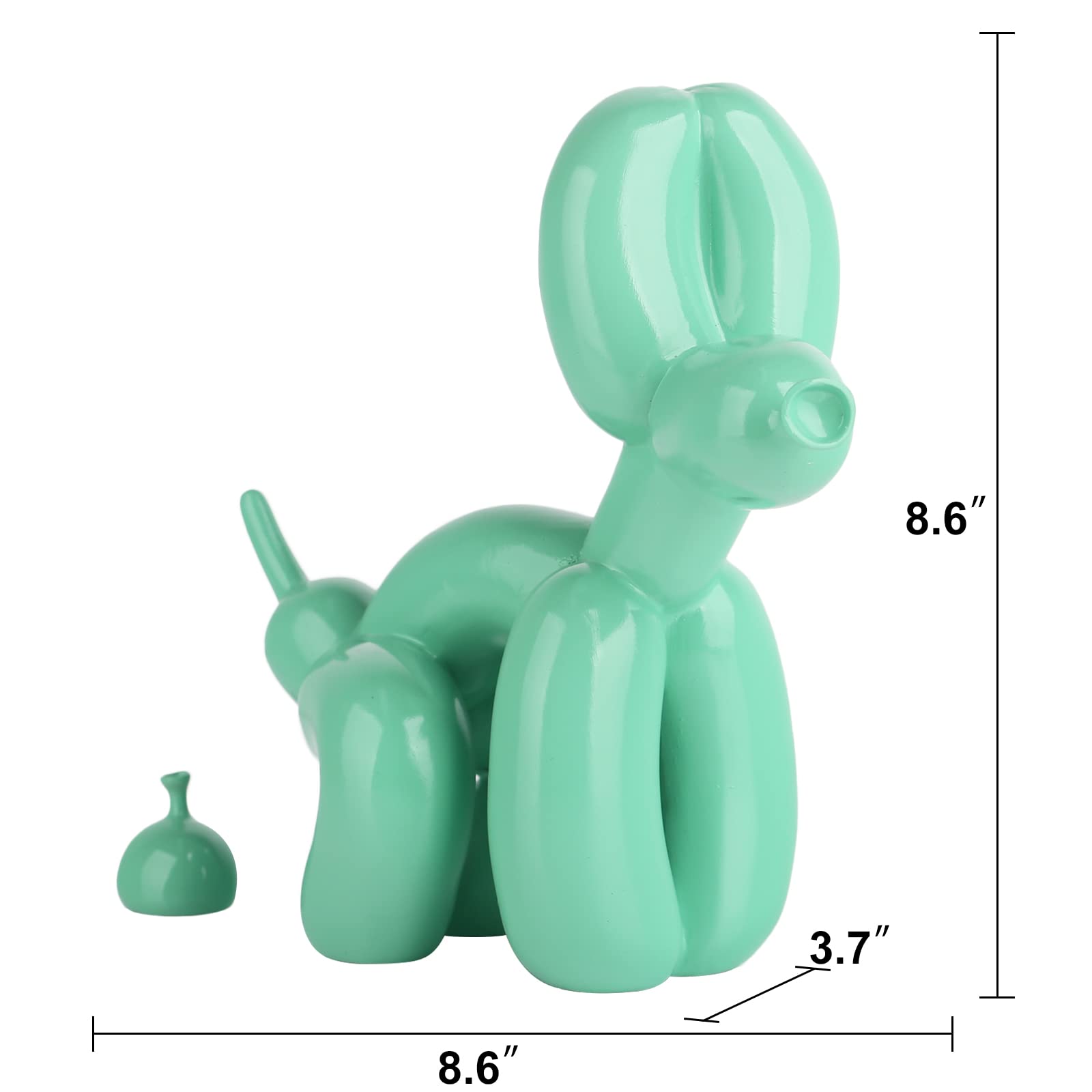 うんちバルーン犬の像樹脂彫刻家の装飾 Amazon.co.jp: うんちバルーン犬の像樹脂彫刻家の装飾モダンな