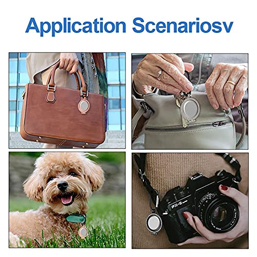 Image of AirTags Case, Key Finder and Phone Finder, Anti-Scratch Protective Alloy Metal Cover with Keychain, Excellent Gift for Friends (Rose Gold & Gold, 2 PCS)