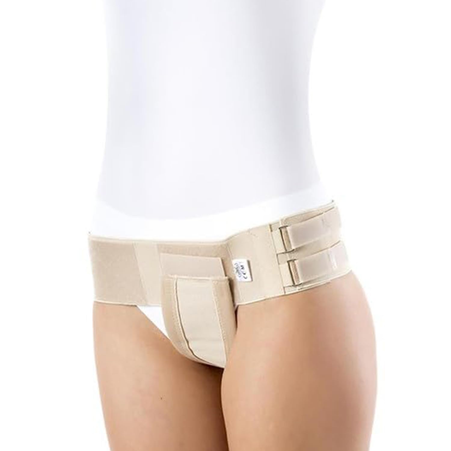 Cintura Per Ernia Inguinale Uomo Donna Supporto Per Ernia Addominale Per La Cura Post-operatoria Unilaterale Taglia XXXL Beige
