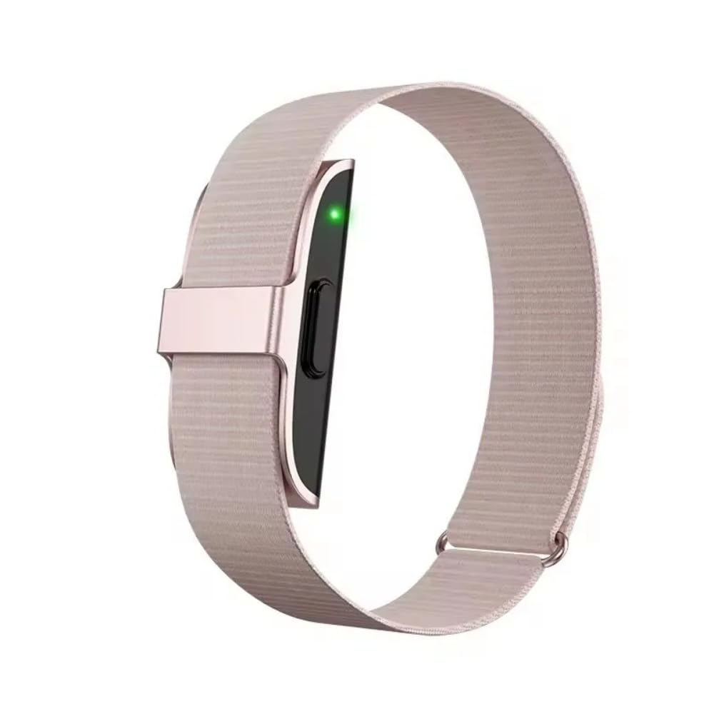 Ethelred Inteligentna bransoletka pulsometr ciśnieniomierz krokomierz sport fitness tracker mężczyźni kobiety 2208A elektroniczna bransoletka (różowa)