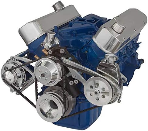 V-Belt System Compatible with Small Block Ford- Alternator and Power Steering 289 302