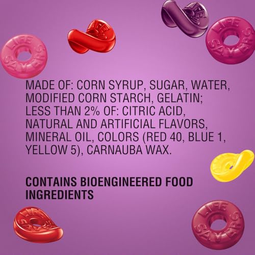 LIFE SAVERS Wild Berry Gummy Candy Variety Pack Candy Bulk Gummies 7oz 12ct | 7 oz bulk candy with 12 gummy candy bags; assorted candy variety pack for daily snacking, home, office, pantry, birthdays - image 9