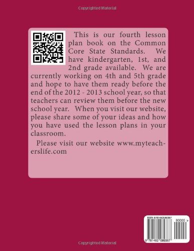 Common Core State Standards 3rd Grade Lesson Plans: Language Arts & Math
