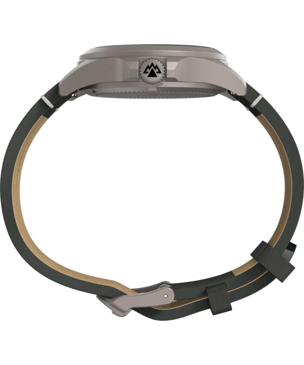 Timex Men's Expedition Titanium 38mm Leather Strap Watch