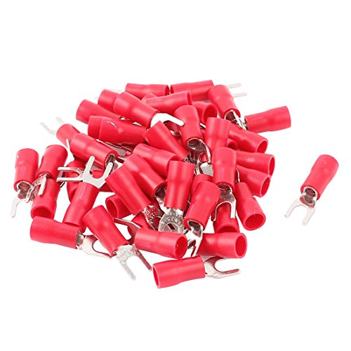 Conectores de horquilla aislados AWG14-12 50 pcs miniatura 1