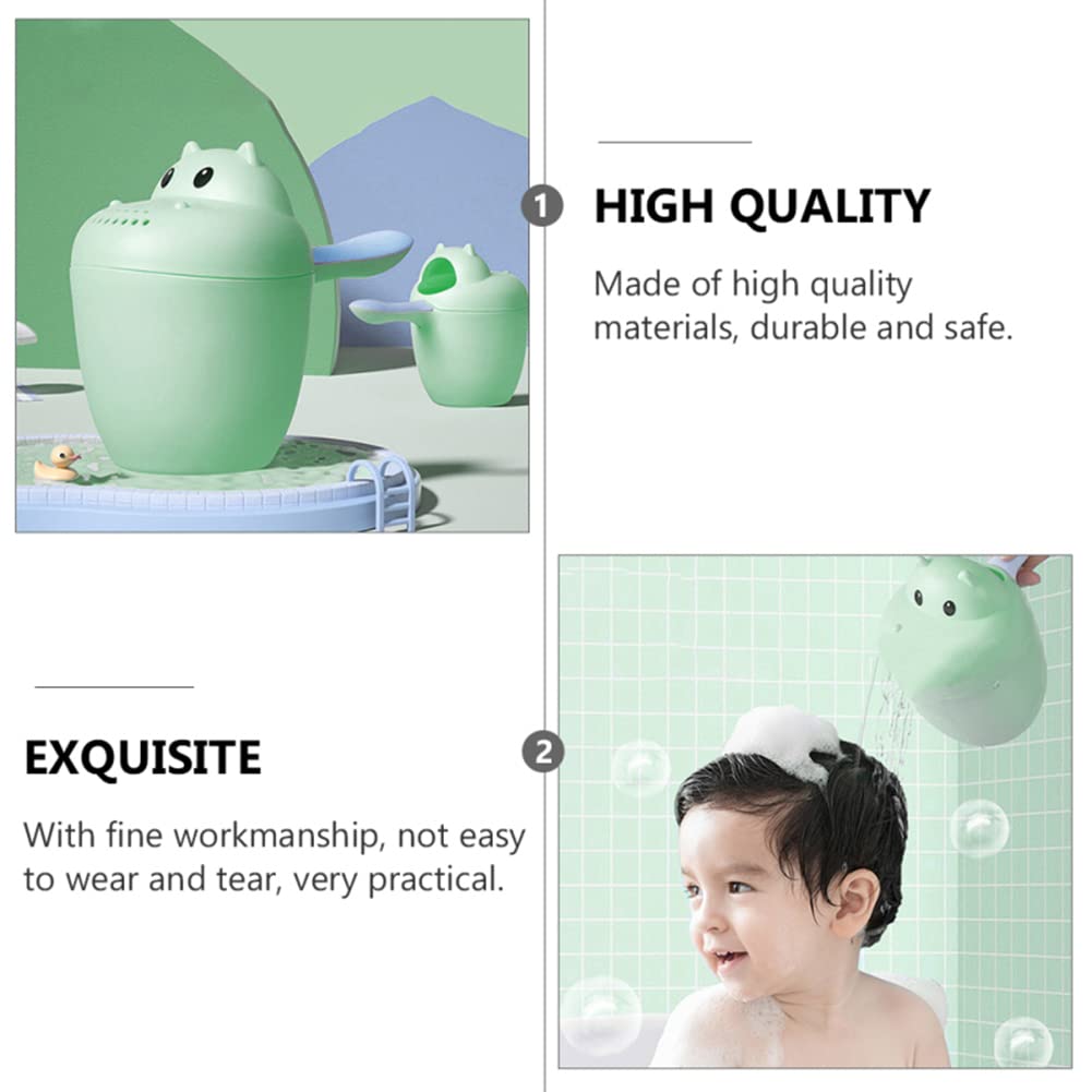 Gobelet De Rinçage Bébé Cartoon - ABS épais, Doux, Protection Yeux/oreilles