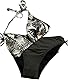 Haute pression Damen Hawai Maillot de Bain 2 Pièces Menstruel Femme Zweiteiliger Badeanzug, grün, 40-46