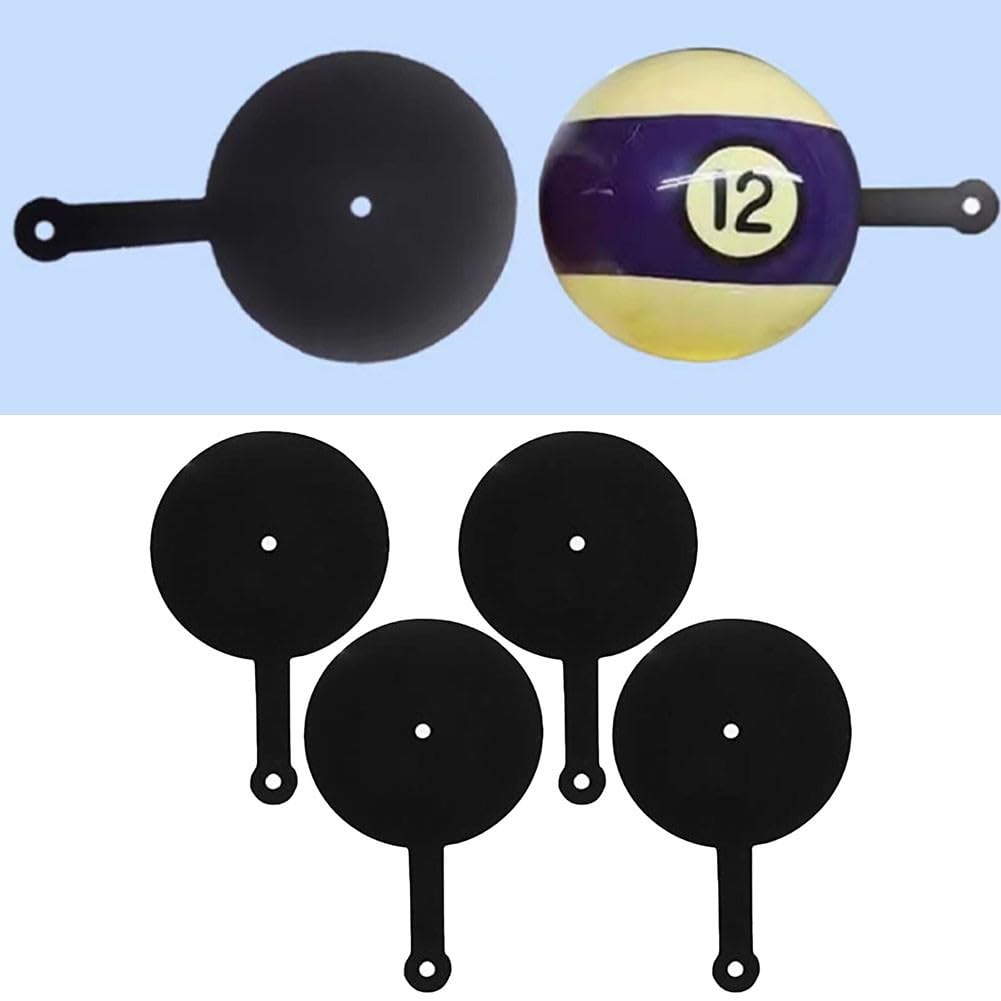 QOXEZY Pool Aim Training Aid – Set di 4 cuscinetti in plastica leggera per allenamento da biliardo