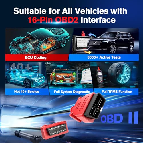 Autel OBD 2 Extension Cable, Ultra-Long 10ft 3M, 16 Pin OBD II OBD2 Car Male to Female Extension Cord, OBD2 Diagnostic Extender Adapter, for All OBDII Vehicles - Image 5