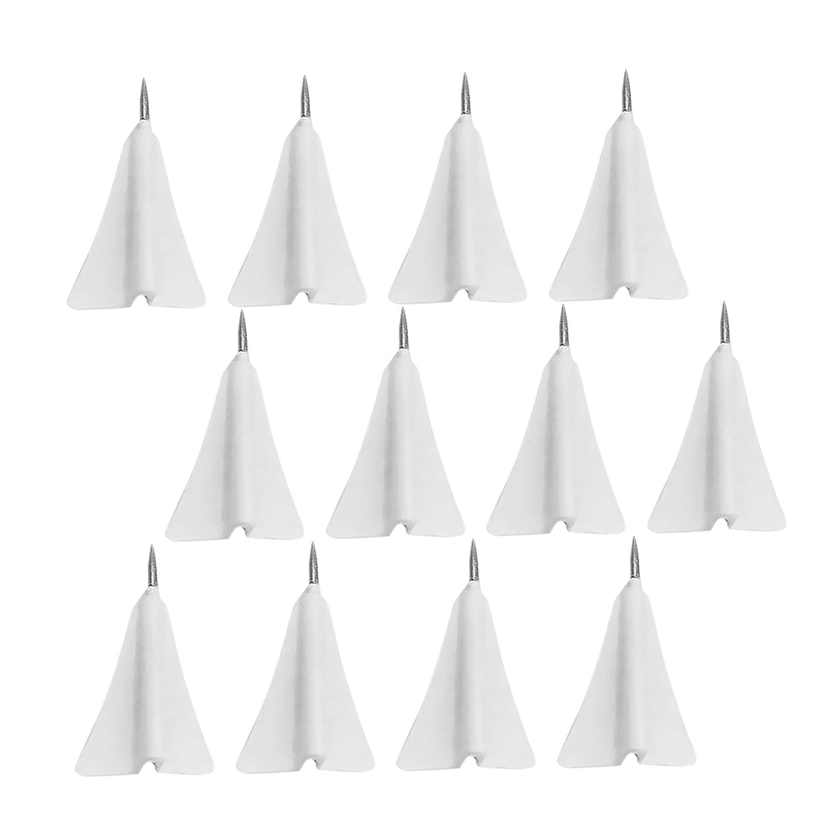 SEWACC Punaises Pratiques en Papier Avion Lot de 12 pour Décoration Murale et Tableau de Messages Accessoires pour Usage Quotidien et Bureau