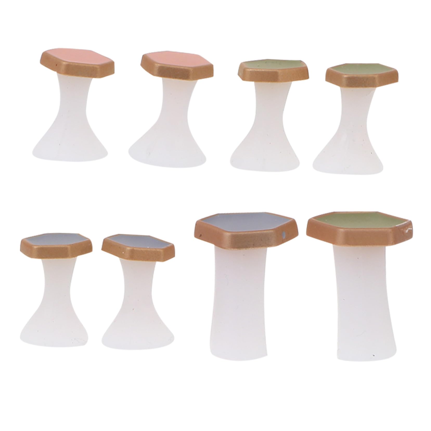 Ipetboom 8Pcs Silicone Toe Separators for Pedicure Washable Toe Dividers for Foot Care Comfortable Toe Spacers for Bunion Relief and Corrector Foot Remover Tool