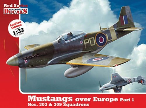 1/32 Mustangs over Europe Part 1. Nos. 303&309 Squadrons (KD 32003) (Kagero Decals)