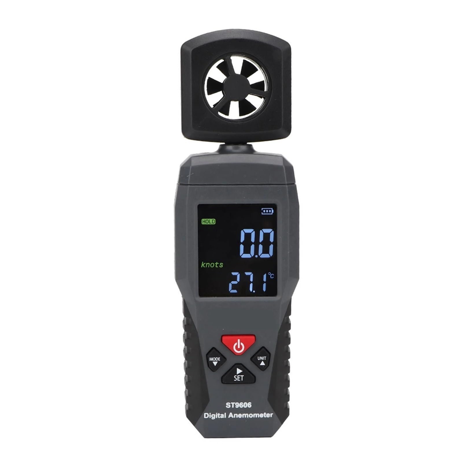 SMART SENSOR Wind Gauge ST9606 Anemometro portatile Misuratore di velocità del vento