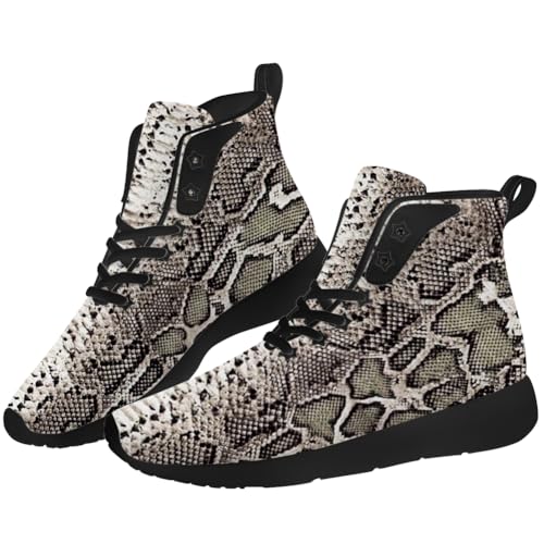 Snake Shoes for Men Women Snake Skin High Top Sneakers High Top Shoes Gifts for Women Men2