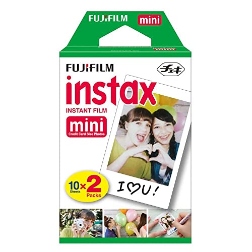 Fujifilm Instax Mini Instant Film 2 Pack = 20 Sheets (White) For Fujifilm Mini 8 & Mini 9 Cameras, Model:4332059078 #TOP7