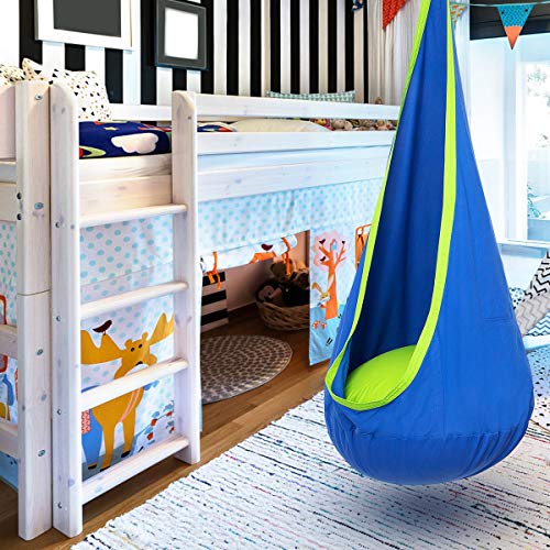 Y- Stop Kids Pod Swing Seat, Hanging Hammock Chair With Inflatable Pillow, Sensory Swing Chair With Pocket For Outdoor And Indoor thumb #3