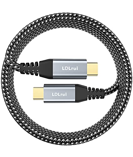 Ldlrui Usb C To C Monitor Cable 3Ft+6Ft, Usb C 3.1 Gen 2 Cable 4K@60Hz Video Output, 10Gbps Data Transfer 100W Fast Charging, Compatible With Samsung Galaxy S21, Macbook, Ipad, Google Pixel, Dell Xps #TOP11