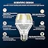 SANSI 300W Equivalent 5000 Lumens LED Light Bulb, 5000K Daylight Super Bright Light Bulbs, E26 A19 Brightest LED Bulbs Non-Dimmable, 22-Year Lifetime, 35W Energy Saving for Home Workshop, 2-Pack