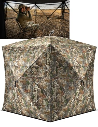 TIDEWE 270 Degree See Through Ground Blind