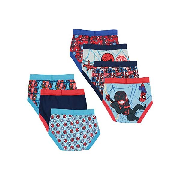 Marvel Little Boys Spiderman 7er-Pack Slips – Bild 3