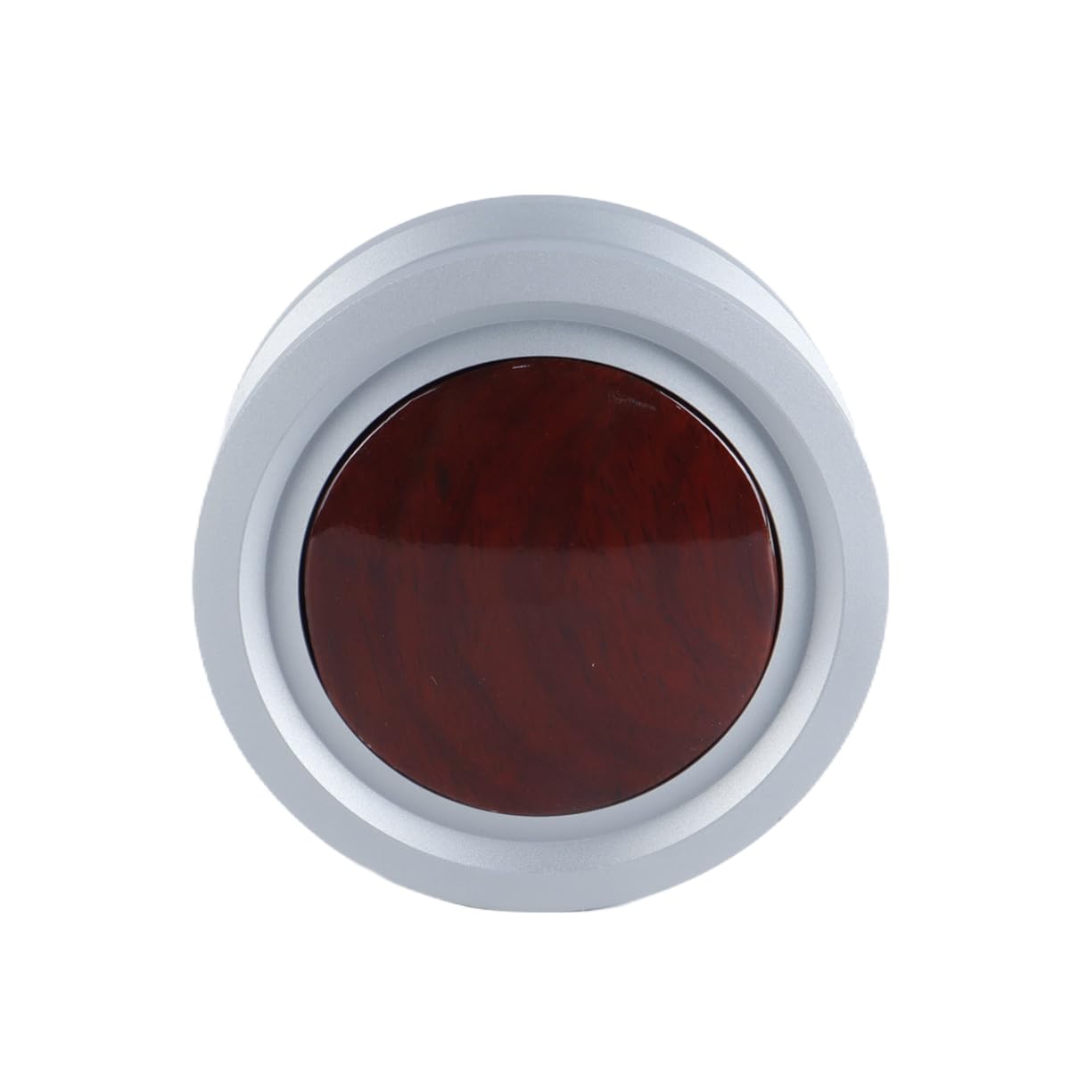 Estabilizador de peso para discos de vinilo LP, de aluminio y madera roja, con amortiguación de vibraciones (RT290, blanco)