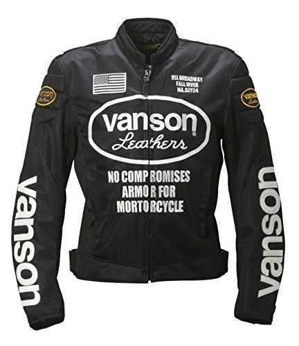 Amazon | VANSON(バンソン) ライダースメッシュジャケット BLACK
