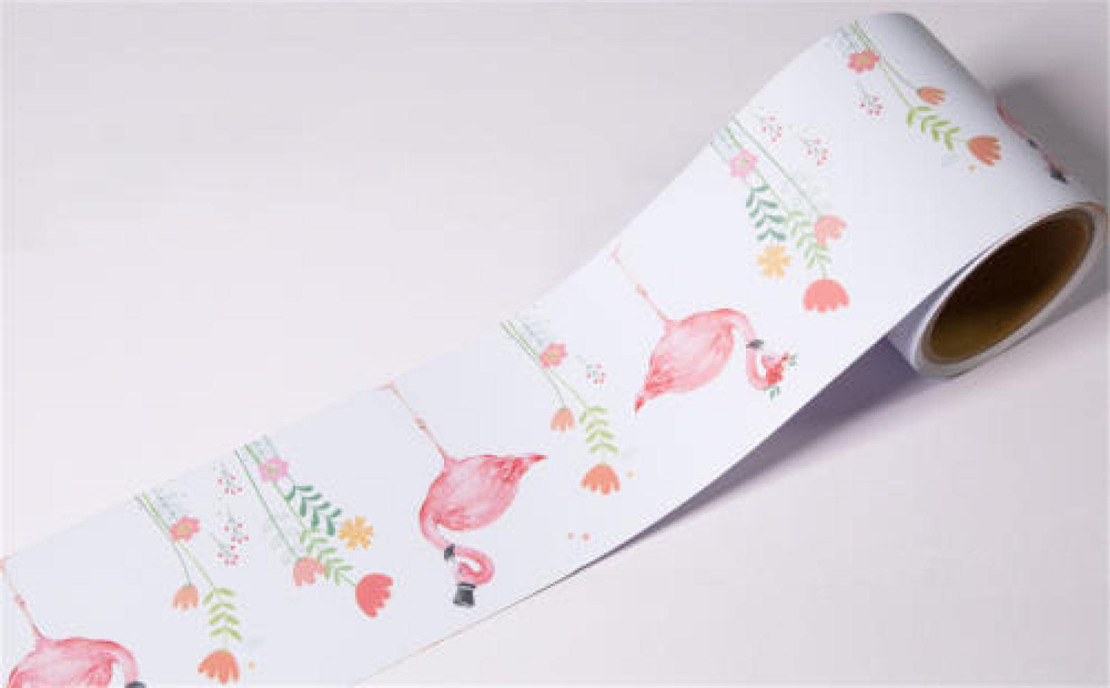 Guest Ruyunlai Pink Flamingo Wall Borders Peel And Stick 12Cm X 600Cm