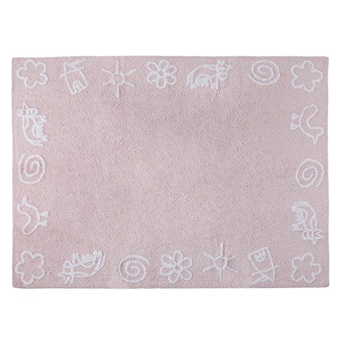 Washable Rug Farm - Pink - 160x120 cm