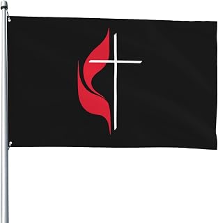 United Methodist Church 4x6 Feet Outdoor Garden Banner Decoration Flag