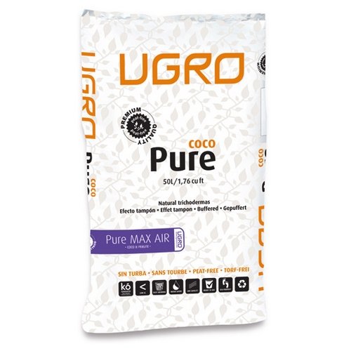 Substrat / Sac de Tourbe de coco avec Perlite (30%) U-Gro Pure MaxAir (50L)