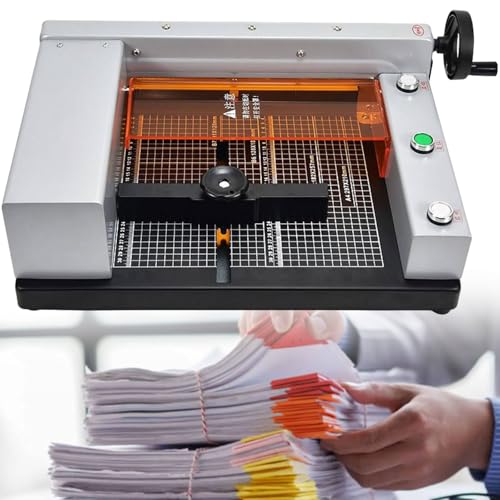 Elektryczna wycinarka do papieru, wytrzymała gilotyna, grubość cięcia 40 mm, szerokość cięcia 40-300 mm, trymer do skóry biurkowej z liniami siatki, do kartonu, biura, domu, szkoły