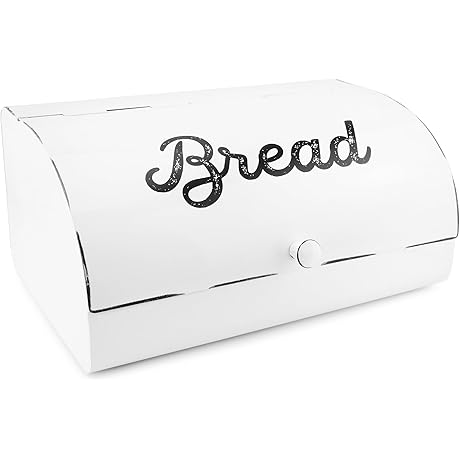 Farmhouse Enamelware Antique Bread Box