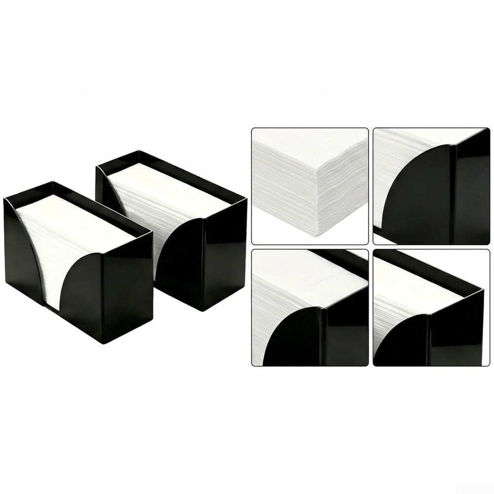 Dispensador de toallas de papel comercial para pared o mesa (transparente)