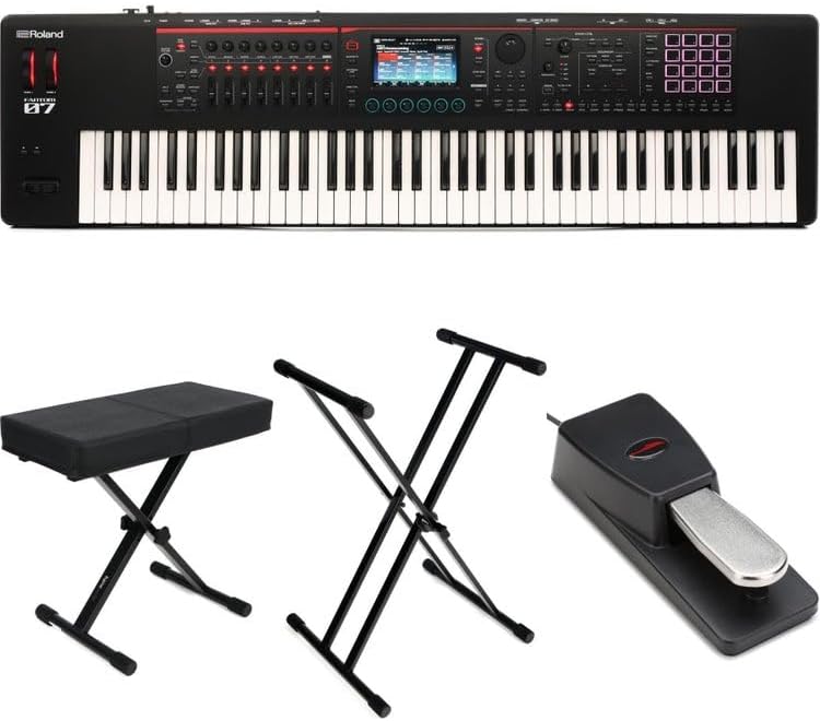 Roland FANTOM-07 Music Workstation Keyboard Essentials Bundle