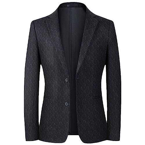 Spring and Autumn Men's Boutique Blazer Cotton Slim British Blazer Men's Jacket Blazer