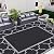 GENIMO 5' x 8' Outdoor Rug Waterproof for Patio Decor, Foldable Reversible Plastic Straw Area Rugs Mat for Camper, Outside Carpet for Rv, Deck, Porch, Picnic, Beach, Balcony, Blue & White
