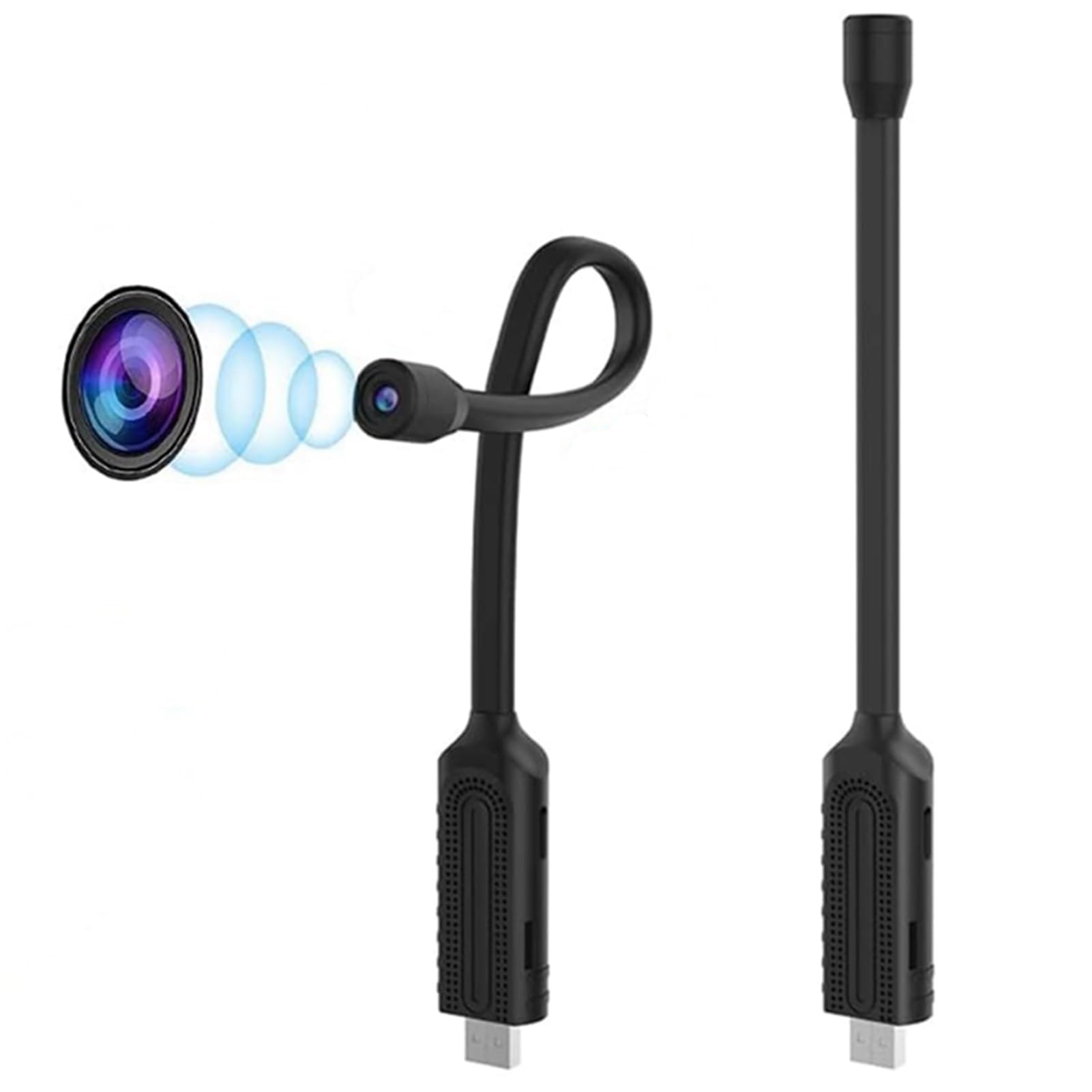 Annadue Cámara WiFi, Cámara Inalámbrica para Seguridad del Hogar, Cámara de Seguridad con Enchufe USB, Cámara para Mascotas HD 1080p con Visión Nocturna, Detección de Movimiento,
