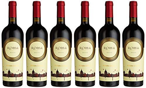 Preisvergleich Produktbild Fontana Candida Roma DOC Rosso - Wein von den Hügeln Roms Rotwein trocken (6 x 0.75 l)