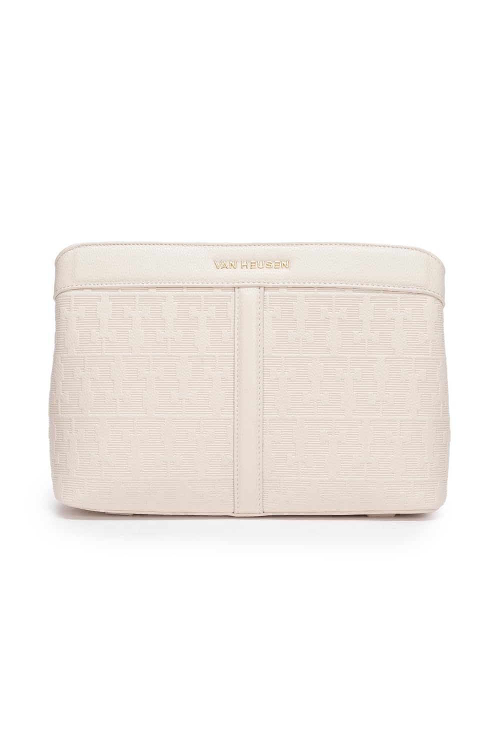 van heusen Women Cream Textured Casual Sling Bag-picture-14