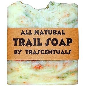Camping Soap and Shampoo Bar for All Natural Environmentally Friendly Body and Hair Cleaning Great for Outdoor Activities and Hiking (Refill Without Case)