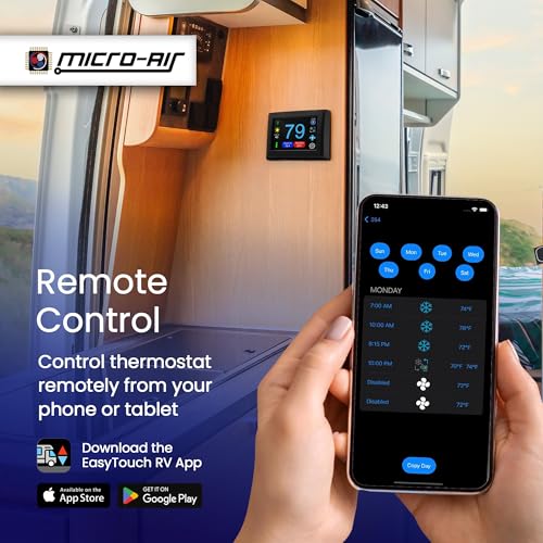 image for MICRO-AIR EasyTouch Digital RV Thermostat Replacement - Programmable a