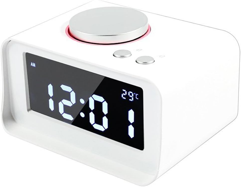 Dulcii Smart Alarm Clock,Built with FM Radio,AUXin,Dual