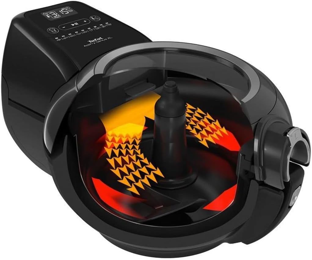 Tefal ActiFry Genius XL AH9608 friggitrice Hot air fryer Singolo Nero Indipendente 1500 W Tefal ActiFry Genius XL AH9608 friggitrice Hot air fryer Singolo Nero Indipendente 1500 W